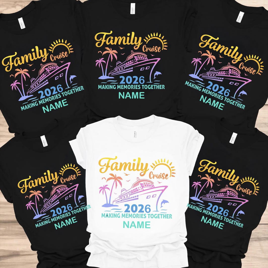 Personalized Family Cruise 2026 Matching Shirts, Making Memories ...