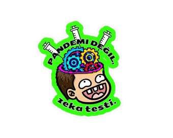Funny Turkish Sticker, Vinyl Laptop Decal, IQ Test Sarcastic Quote, Waterproof Water Bottle Sticker, Turkish Language Gift