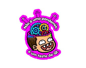 Funny portuguese Sticker, Vinyl Laptop Decal, IQ Test Sarcastic Quote, Waterproof Water Bottle Sticker, portuguese Language Gift