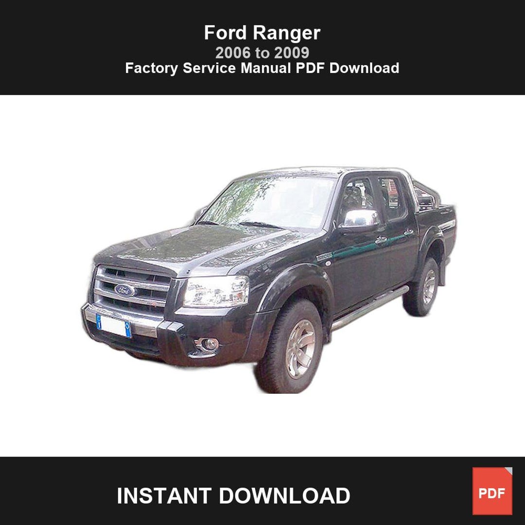 Ford Ranger Repair Manual PDF Download, Workshop & Service Manual ...