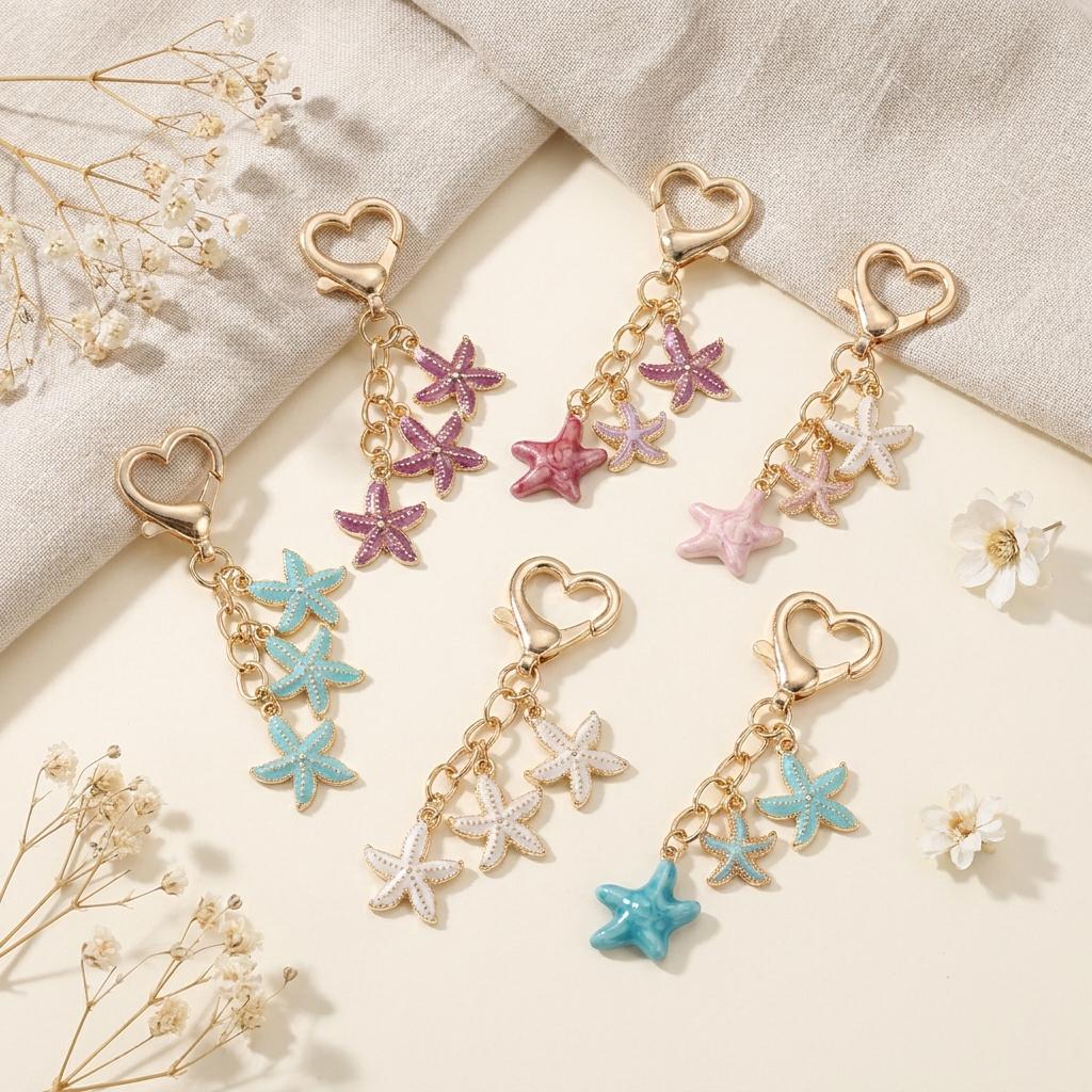 ヒトデのキーホルダー - Etsy 日本