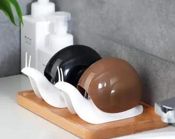 Snail Soap Dispenser,Cute Animal Liquid Hand Wash Bottle,Refillable Shampoo Lotion Pump for Kids Bathroom ,Unique Housewarming Gift/pack of2