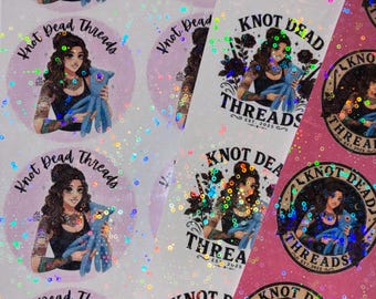 Custom Glitter Stickers; Logo Stickers; “Free Gift” stickers; Logo Bumper Stickers