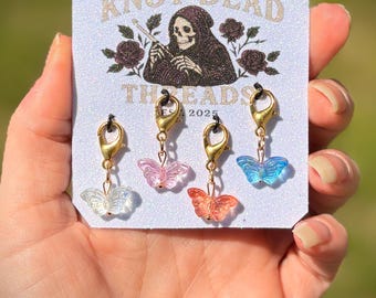 Stitch Markers: Butterflies