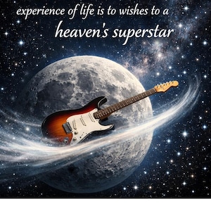 Outer Space Art concept Print – Cosmic Music Dreamscape Poster