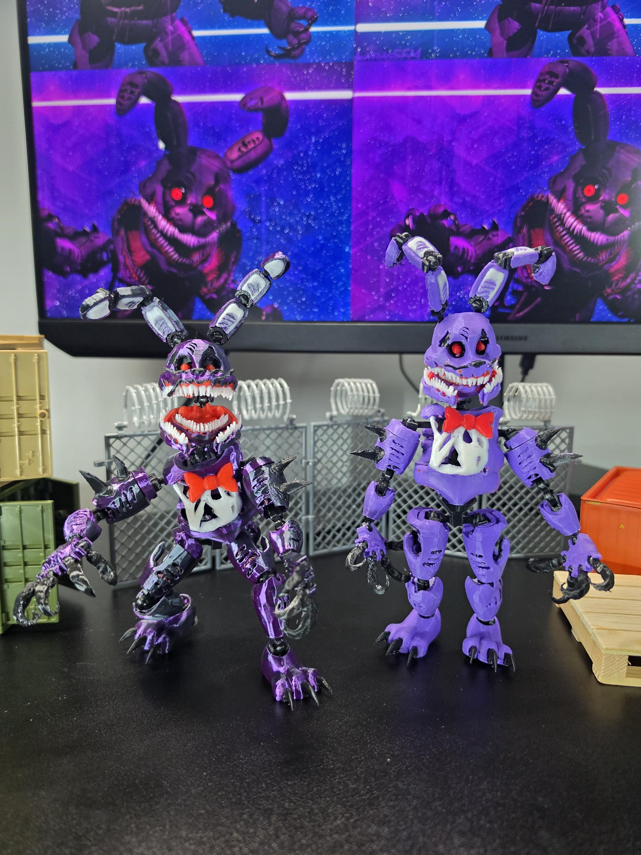 Withered bonnie figure - Etsy 日本