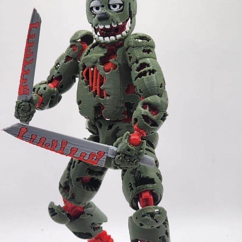 Springtrap Action Figure - Etsy