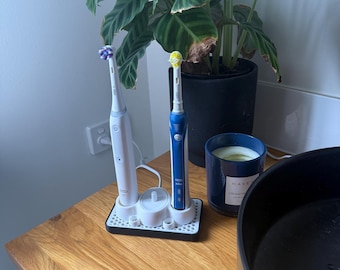 Toothbrush holder and charger combo