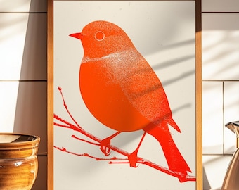 Bird #1 | sunday modern | mid-century minimalist art print