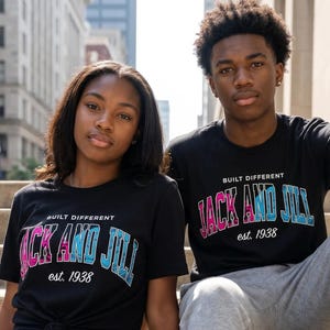 Unterschiedlich Jack und Jill Shirt | Graphisches Konferenz-T-Shirt | Geschätzt. 1938 Gewandung