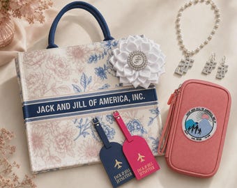 Konferenzsammlungs-Bundle | Jack und Jill Reiseset | Tote, Schmuck, Brosche & exklusive Reise-Accessoires