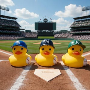 MLB Rubber Ducks - Choisissez votre équipe ! Canards de fan de baseball en vinyle de 2 po., 30 équipes disponibles