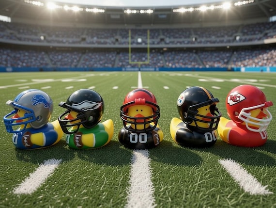 NFL Rubber Ducks – Football Helmet Team Collectibles.