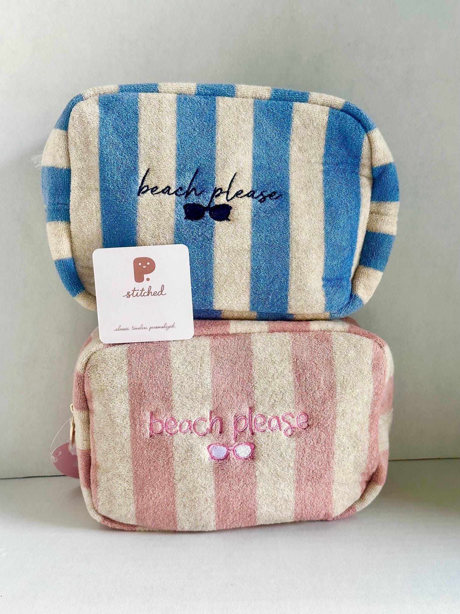 Terry Cloth Pouch - Etsy