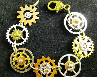 Steampunk Gear Bracelet