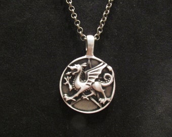 Pewter Dragon Necklace