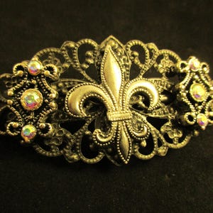 Fleur de Lis Barrette