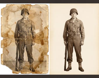 Serviço de Restauração e Colorização de Fotos Antigas (Download Digital)