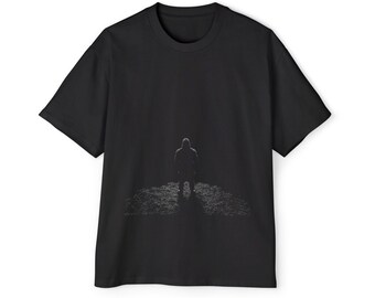 Standing on the edge of cliff t shirt
