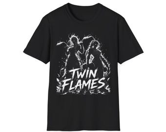 Twin Flames Graceful fury silhouette T-Shirt
