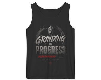 Grinding in Progress Tank Top | Loading Gains Gym Workout Tank