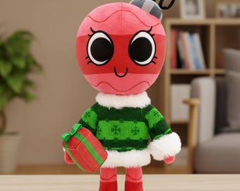 Pelúcia Bobette Dandy's World 35 cm | Brinquedo de Pelúcia Fofo | Boneca de Pelúcia Macia e Kawaii | Presente Colecionável para Gamers | Pelúcia Aconchegante para Decoração de Quarto