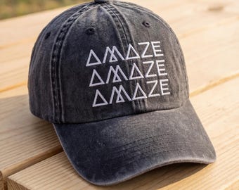 Gorra bordada de papá "Amaze, Amaze, Amaze", inspirada en el Proyecto Ave María, regalo para amantes de los libros de ciencia ficción de Rocky, gorra de béisbol vintage