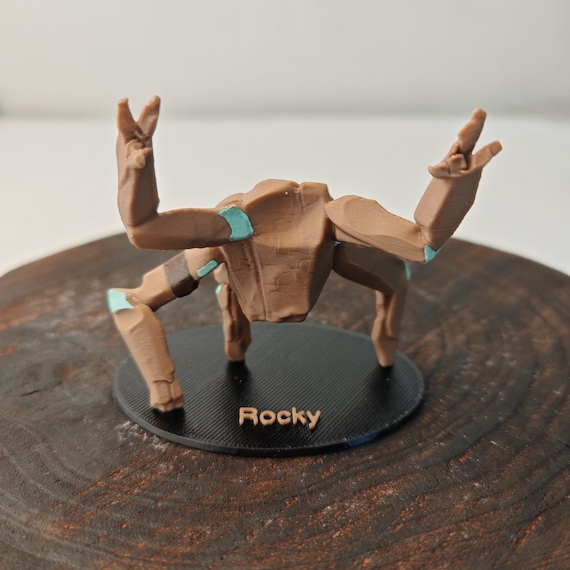 Rocky from Project Hail Mary Action Figure,Eridian Alien Resin Statue,Desk Toy hand painted