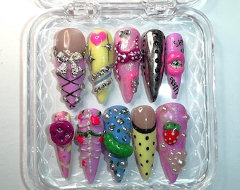 ASHNIKKO inspired Press-on Nails