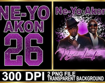 Ne-yo y Akon Nights like this Tour 2026 PNG, Ne-yo y Akon png, Nights like this Tour 2026 Archivo digital (Descarga instantánea)