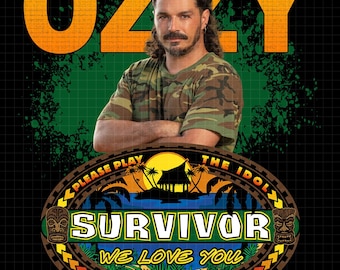Archivo PNG de Ozzy, PNG de Ozzy We Love You, Diseño de camiseta Please Play The Idol, Regalo para fans de Survivor, Diseño de camiseta de serie de televisión (Descarga digital)