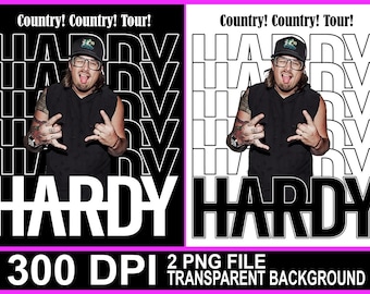 T-shirtontwerp Hardy Country Tour 2026 (digitale download)