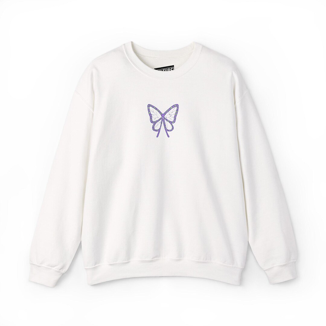 Shinobu Butterfly Demon Slayer Sweatshirt | Subtle Anime Design - Etsy