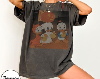 Vintage Donald Disney Halloween Tshirt, Disney Halloween Shirt, Disney World Tee, Disney Trip Shirt, Halloween Family Party 2026 Trip Shirts