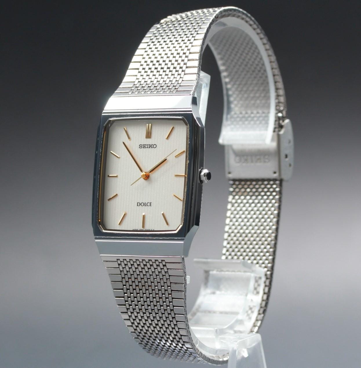 Seiko Dolce Tungsten - Etsy