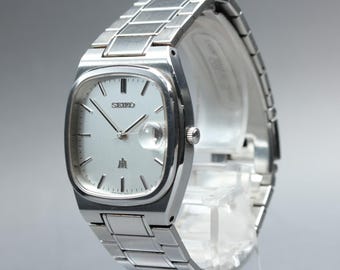Vintage 1990 near mint seiko majesta 9533-501b sweep second date 33mm qz men's