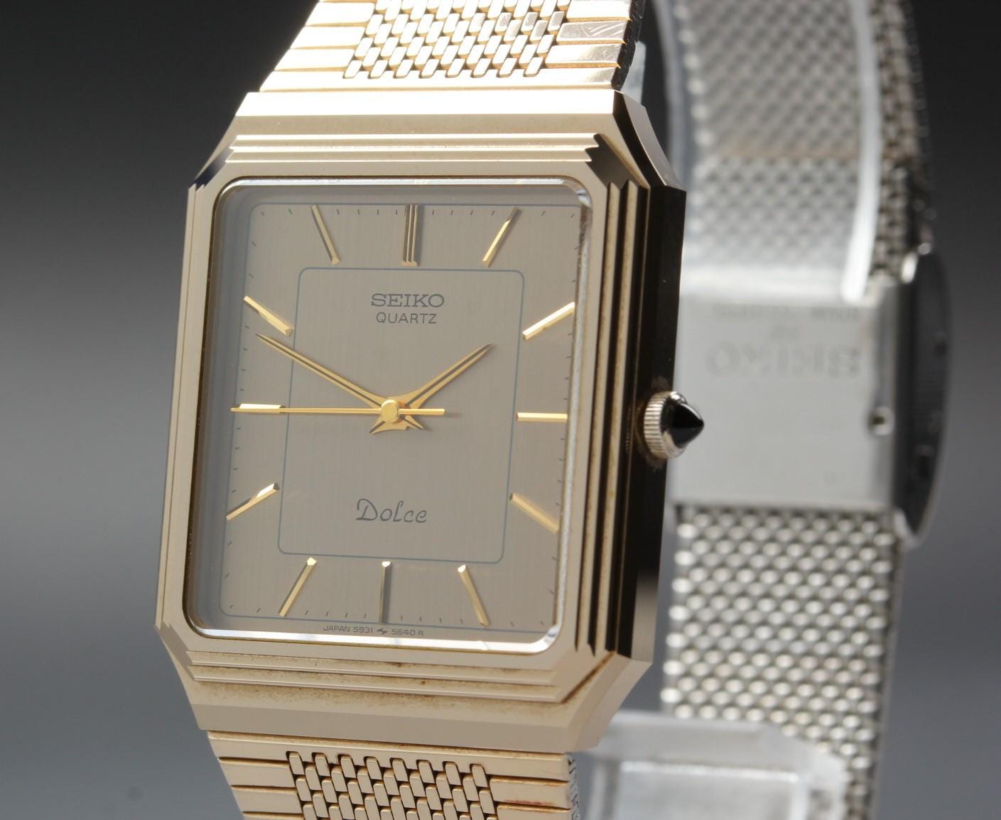 1983 SEIKO QUARTZ DOLCE 9522-5020 セイコー ドルチェ 八角形