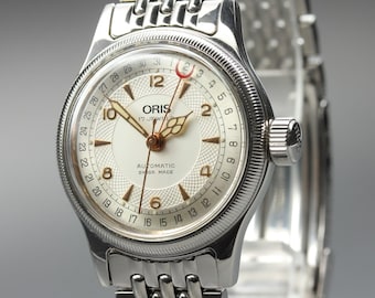 Near mint oris big crown 7400c cal.584 pointer date automatic men's watch japan