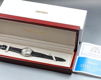 Edición limitada sin usar / juego completo King Seiko 6L35-00D0 SDKA001 140th, raro en relojes de hombre