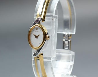 Vintage 1998 near mint seiko 1e20-6240gold 15mm quartz womens watch from japan