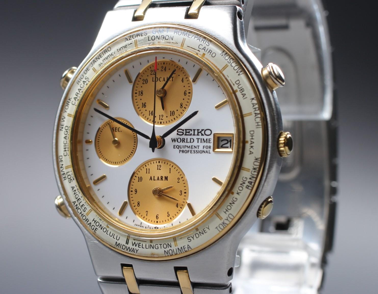 Seiko 5t52 - Etsy New Zealand