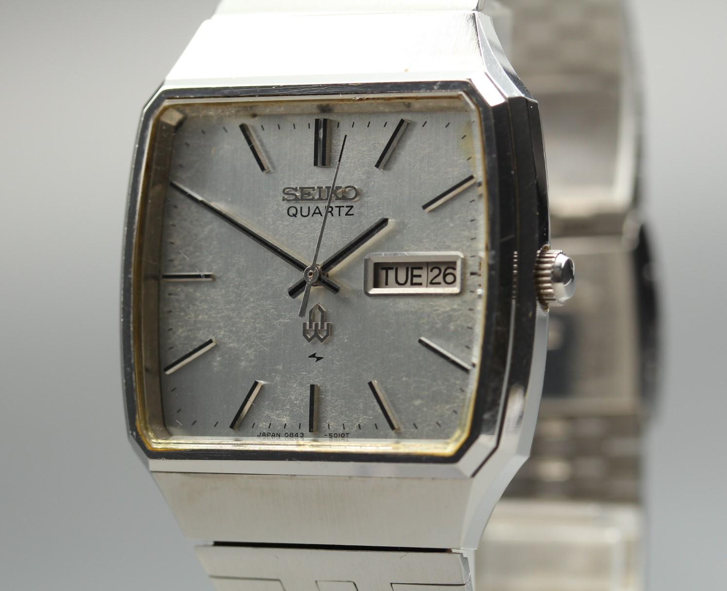 Seiko square watch men - Etsy 日本