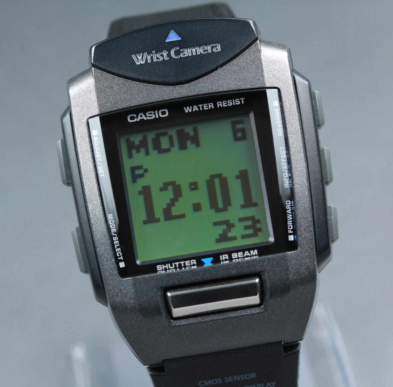 CASIO Wrist Camera wqv-1 （ベルト片側欠品） Casio WQV-1 Wrist Camera Rare Watch For Parts Or Repair Module