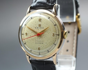 ヴィンテージ 1959 セイコー クロノス 34mm 21石 - Etsy 日本