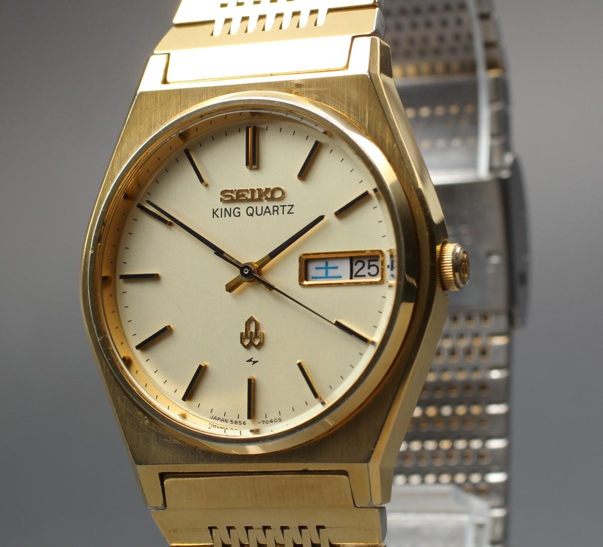 Seiko King Quartz - Etsy Canada