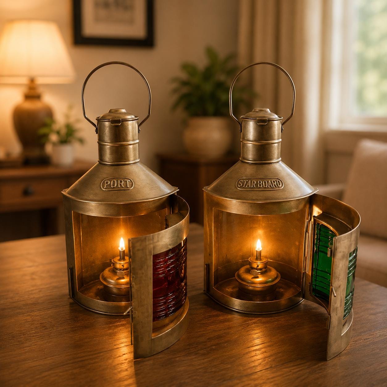 Antique Ship Lights - Etsy