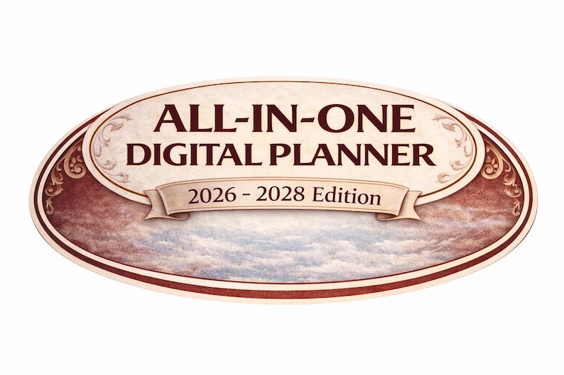 All-in-one Multi-year Digital Planner 2026-2027-2028 - Etsy UK