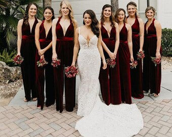 bridesmaids jumpsuits