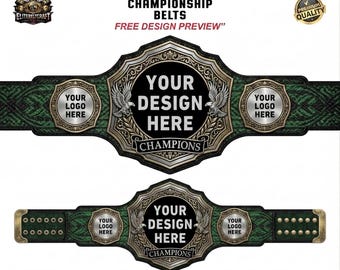Cintura da campionato di wrestling personalizzata / Cintura con logo personalizzato