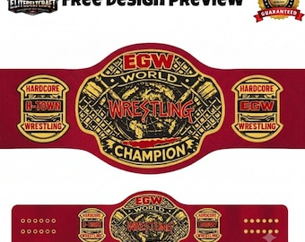 Cintura da campionato personalizzata / Cintura trofeo di wrestling personalizzata, logo e nome